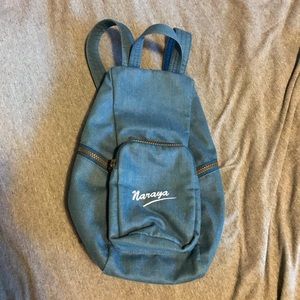Naraya back zip backpack